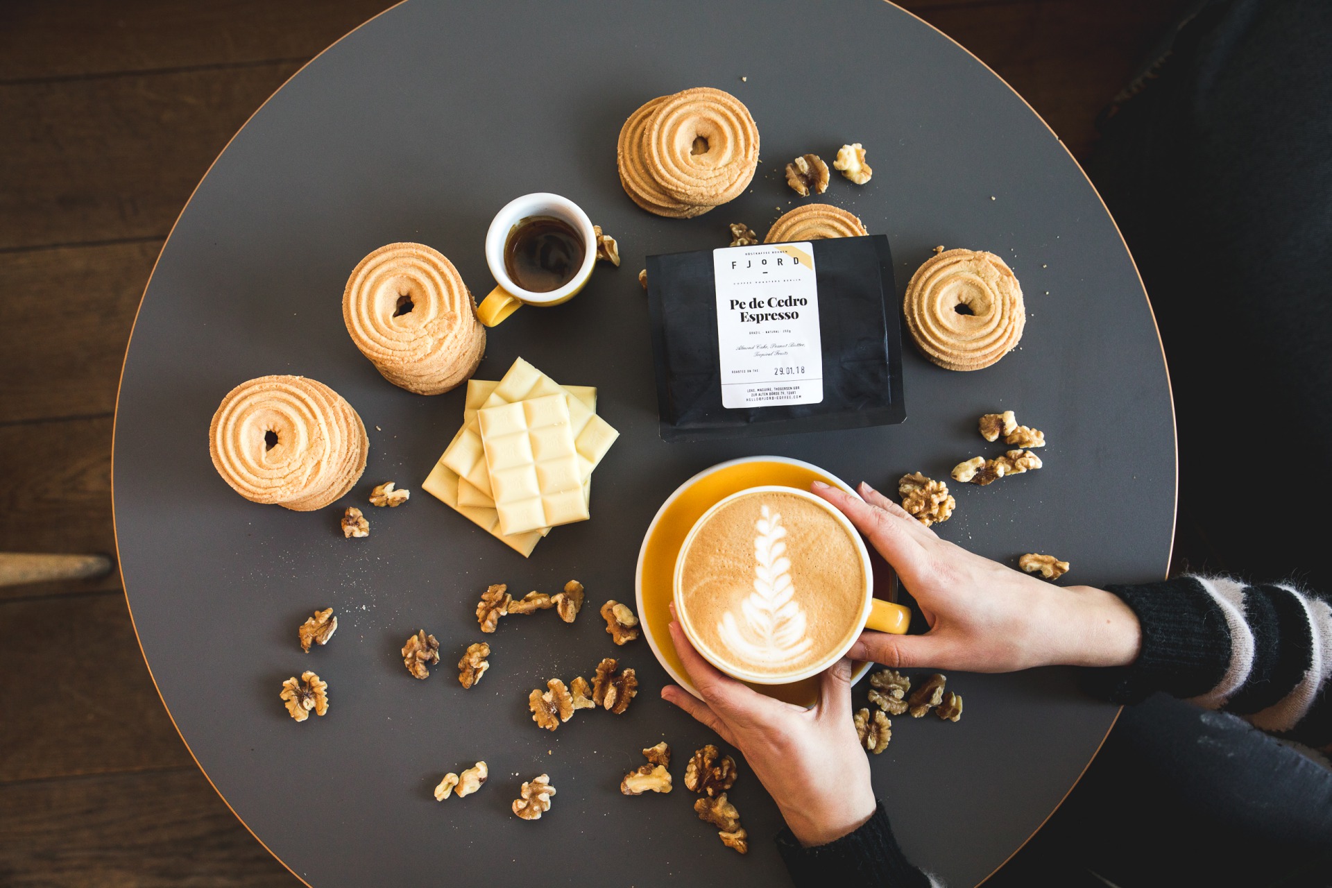 espresso miesiąca fjord luty