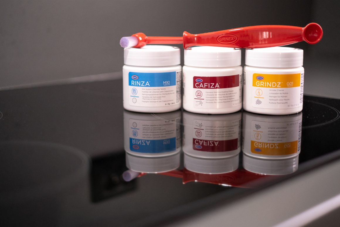 Środki do czyszczenia młynków do kawy Urnex