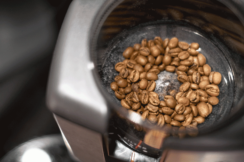 Wyczyszczony młynek gotowy do użycia