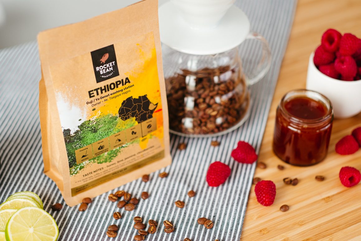 kawa, przelew miesiąca, Etiopia Guji, Rocket Bean