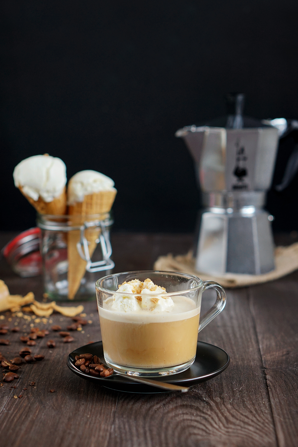przepis na przygotowanie espresso affogato