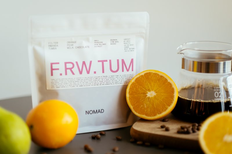 przelew miesiąca, kawa, nomad