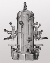 historyczny model ekspresu La Marzocco