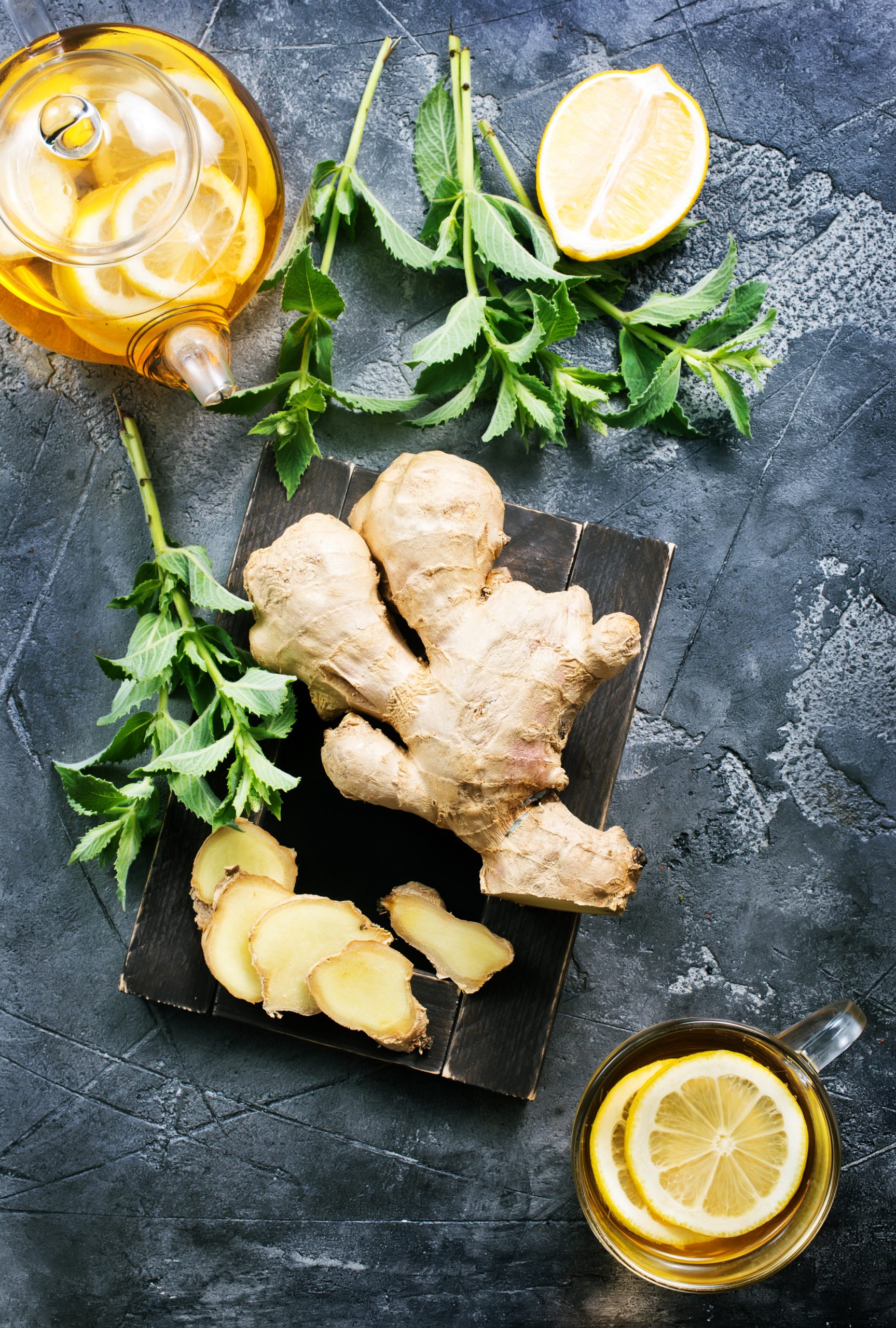 imbir, cytryna i inne zioła do parzenia