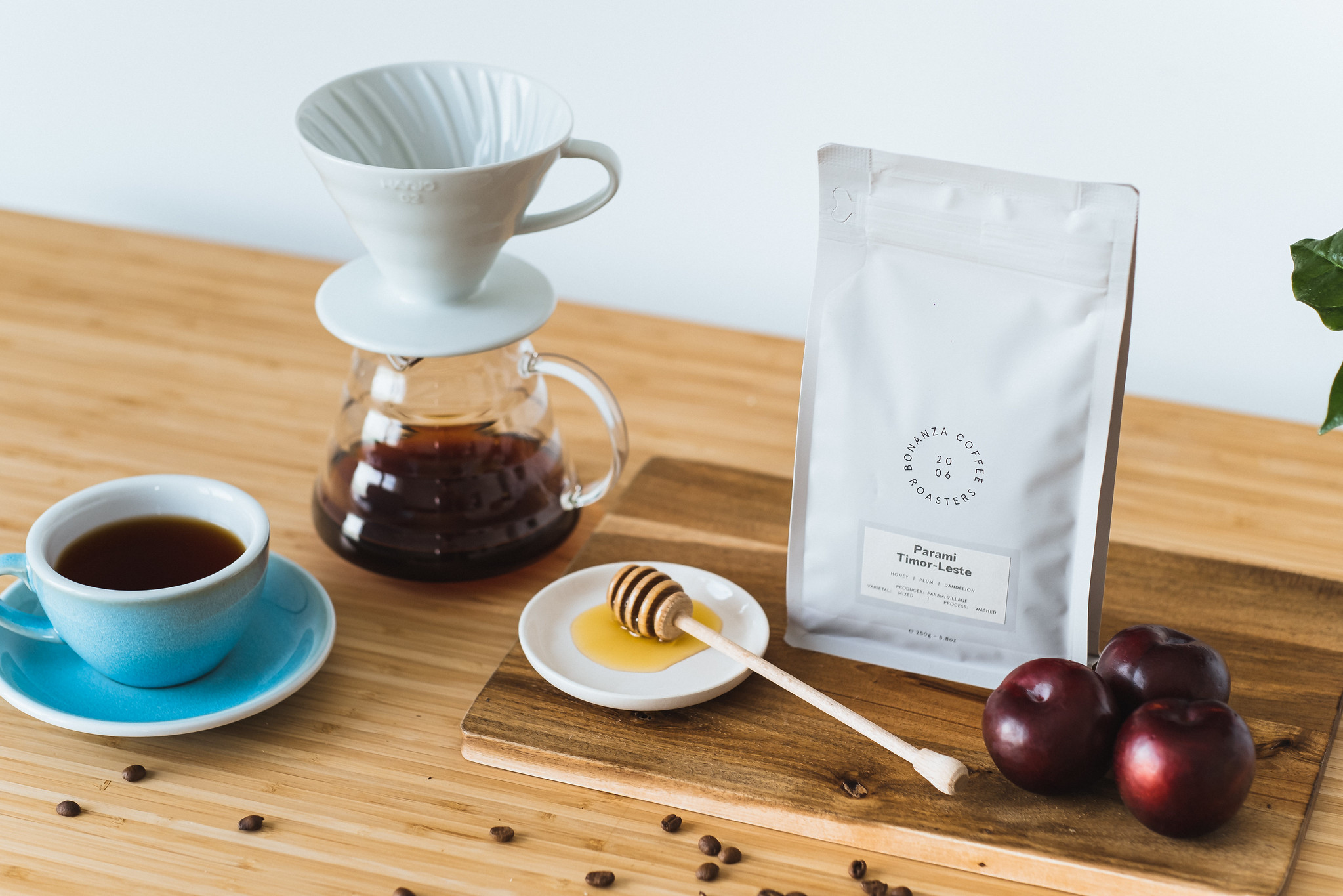 nuty smakowe w kawie Bonanza to śliwki, miód, mniszek lekarski