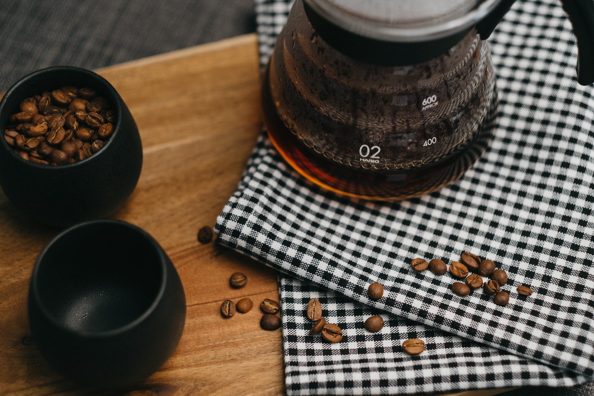 kawa speciality, Hario serwer i czarki Loveramics