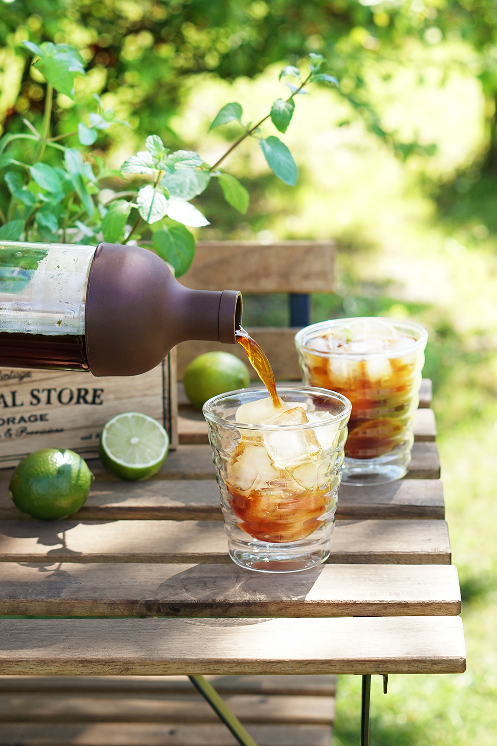 Kawa na zimno cold brew butelka Hario