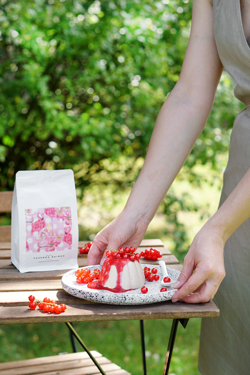 przepis na panna cottę kawową