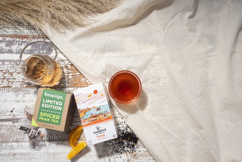 Herbaty Miesiąca – październik: Songbird Black Orange i Teapigs Spiced Pear Tea
