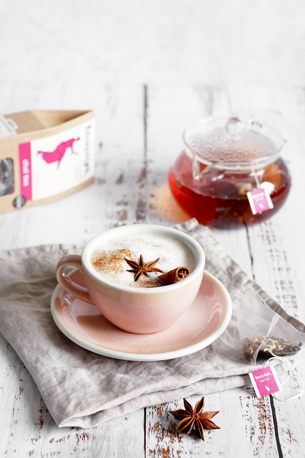 herbata z cynamonem chai tea latte