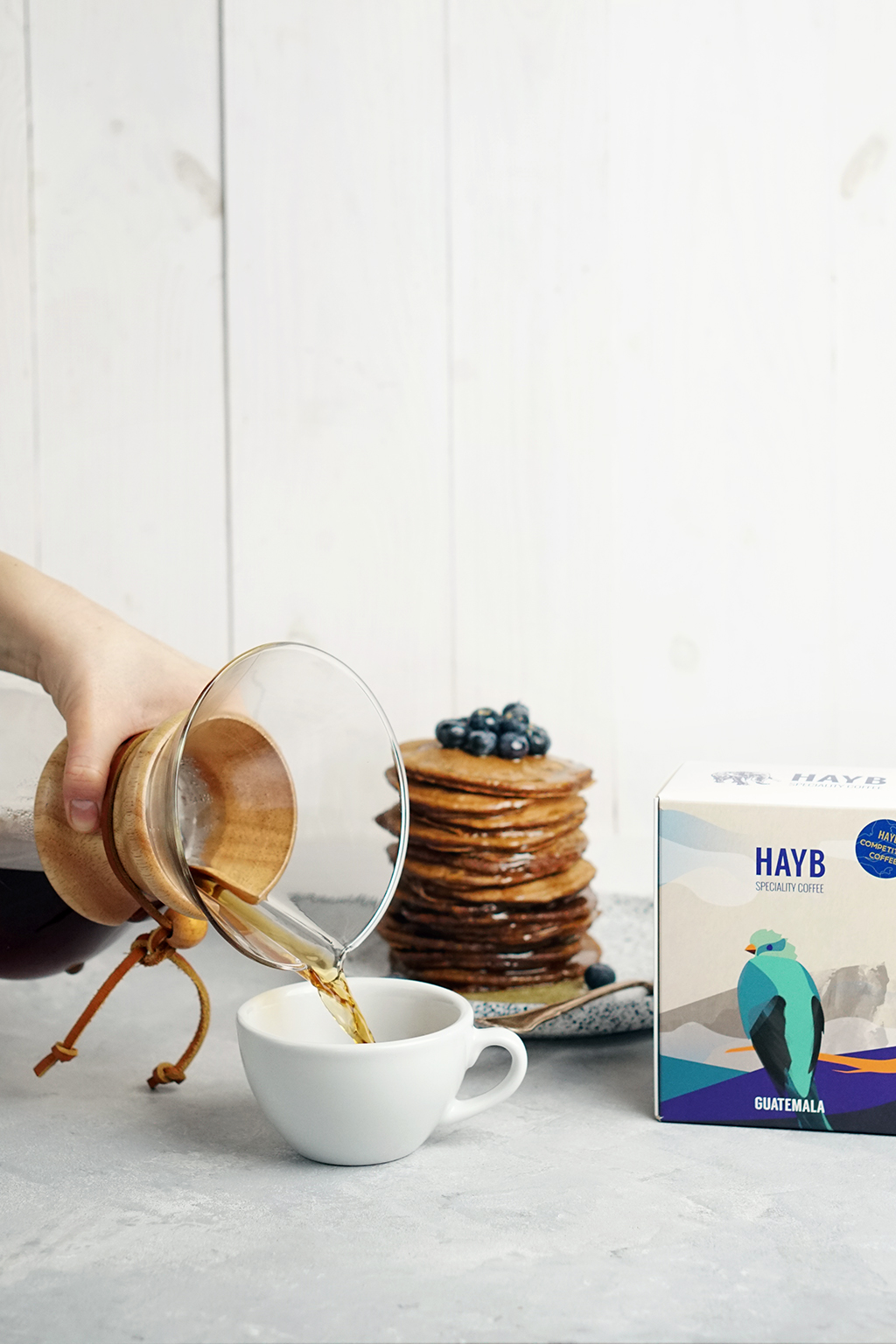 kawowe naleśniki, Chemex, Gwatemala Hayb