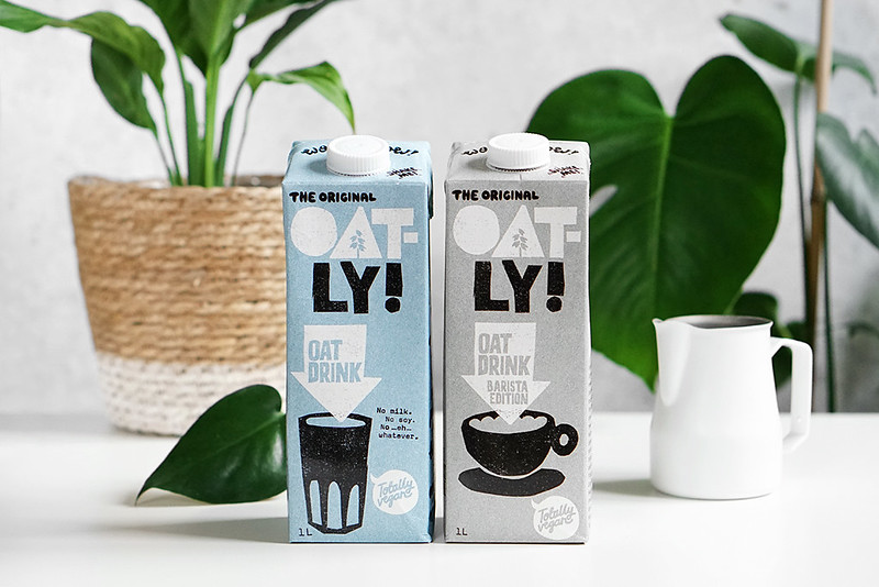 mleka roślinne oatly