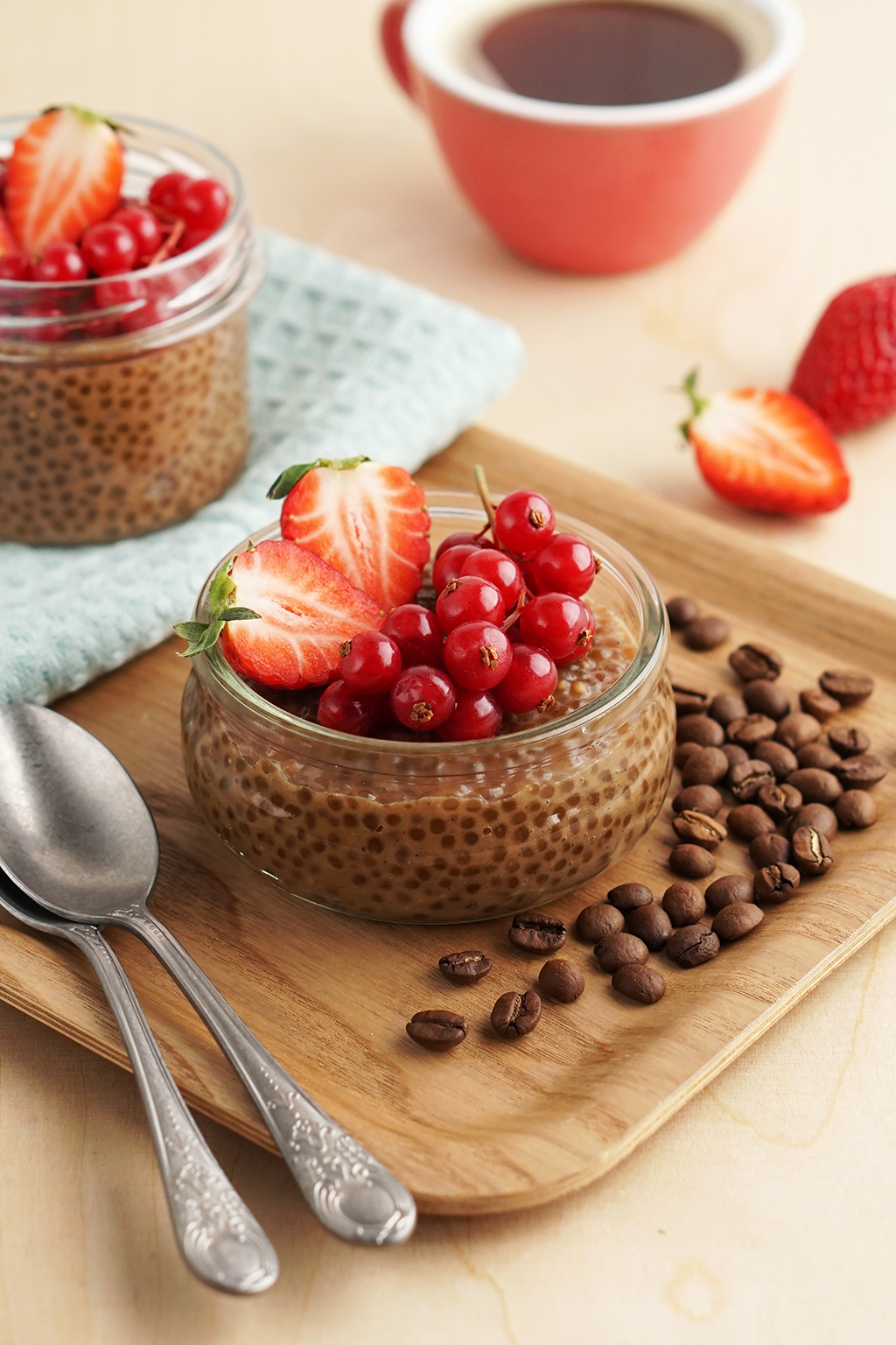 Pudding kawowy z tapioki