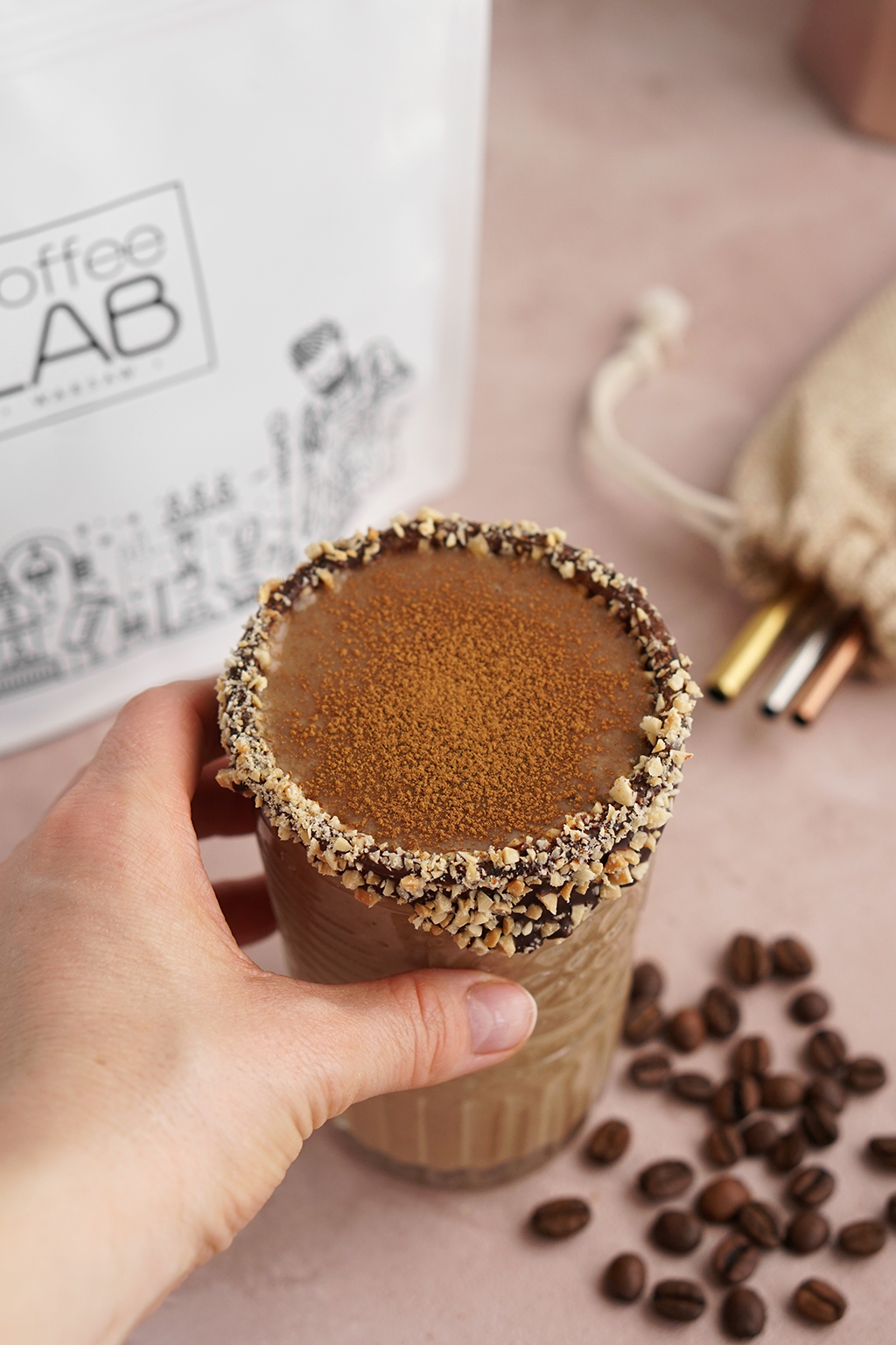 przepis na wegańskie smoothies z dodatkiem kawy