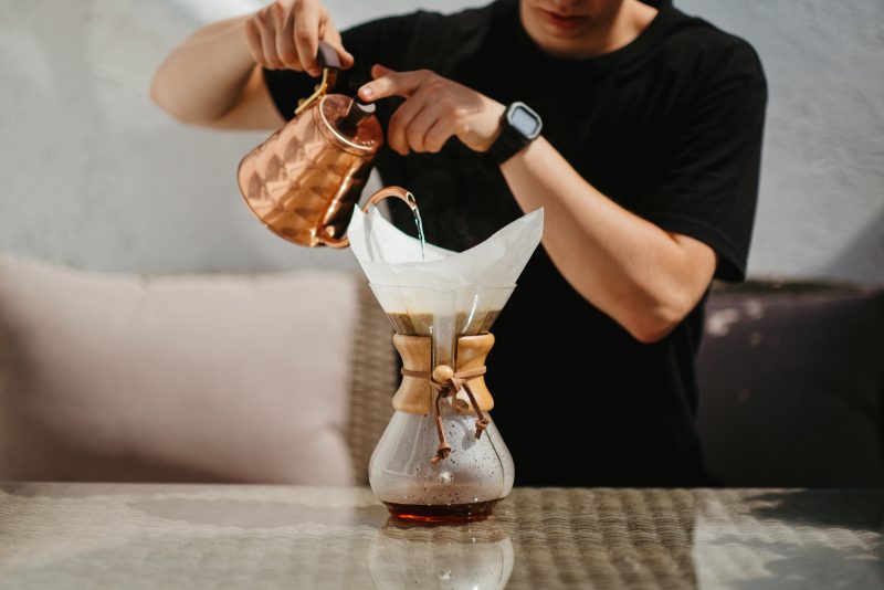 parzenie kawy chemex