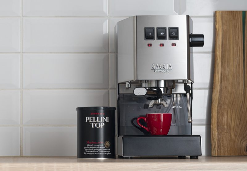 Gaggia New Classic i kawa Pellini