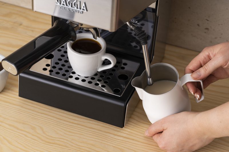 spienianie mleka ekspres gaggia