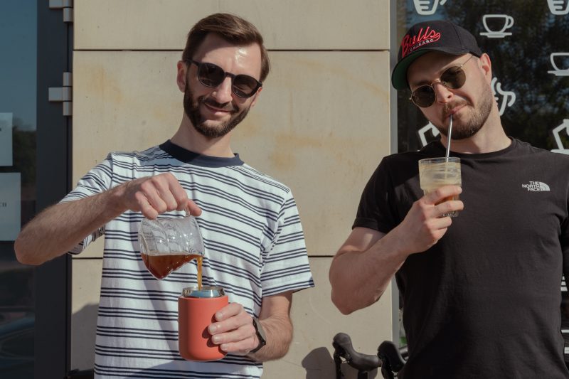 Michał i Mario z zespołu Coffeedesk