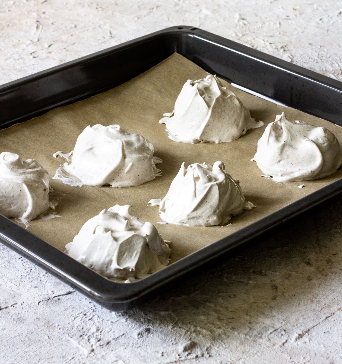 suszenie bezy kawowej w piekarniku