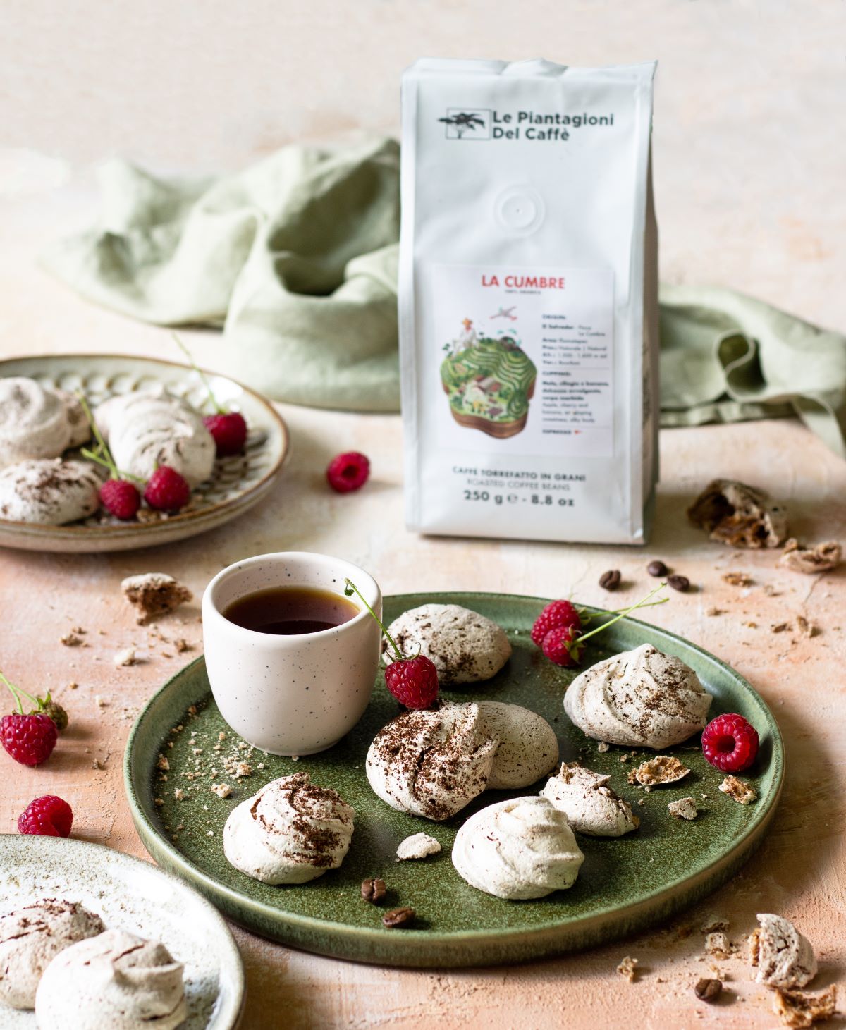 mini beziki kawowe z kawą Le Piantagioni del Caffe