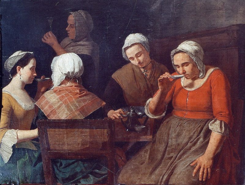 Obraz Women Drinking Coffee Leonard Defrance, 1763