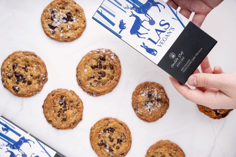 wegańskie chocolate chip cookies