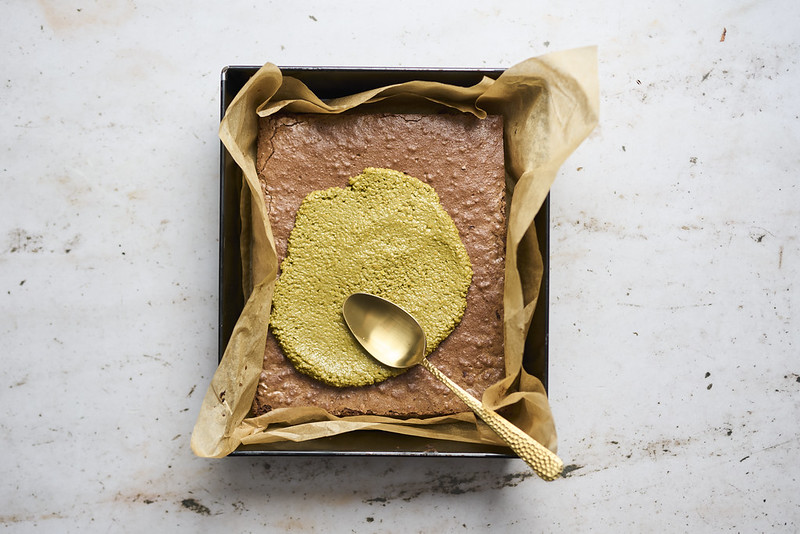 Kawowe brownie Dubai chocolate!