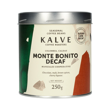 Kalve Colombia Caldas Monte Bonito Decaf Washed OMNI 250g, kawa ziarnista (outlet)