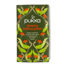 Pukka - Ginseng Matcha Green BIO - Herbata 20 saszetek