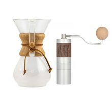 Zestaw: Chemex Classic Coffee Maker - 6 filiżanek + Młynek 1zpresso Q2