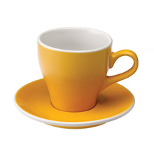 Loveramics Tulip - Filiżanka i spodek Cafe Latte 280 ml - Yellow