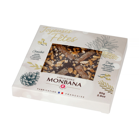 Monbana ciemna czekolada świąteczna 85g DARK CHOCOLATE BAR
