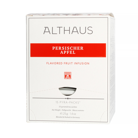 Althaus - Persischer Apfel Pyra Pack - Herbata 15 piramidek