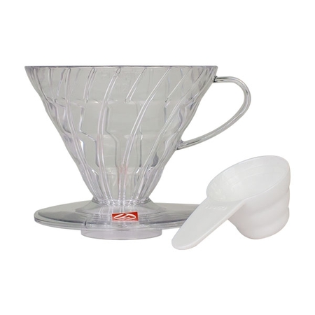 Hario plastikowy Drip V60-02 - Clear (outlet)