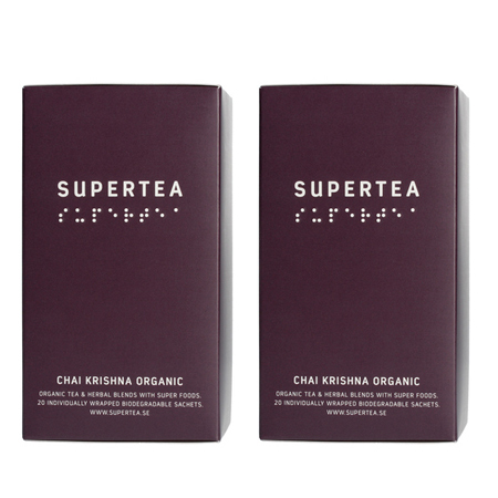 Duet: 2 x Teministeriet - Supertea Chai Krishna Organic - Herbata 20 Torebek