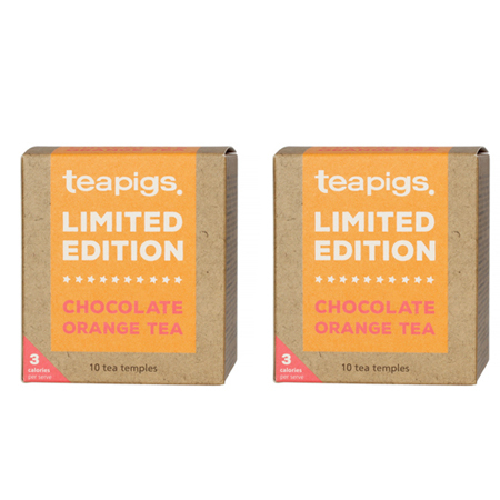 Duet: 2 x teapigs - Chocolate Orange - 10 piramidek