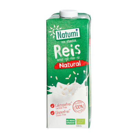 Natumi - Napój ryżowy bez dodatku cukru bezglutenowy 1L