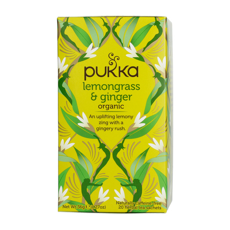 Pukka - Lemongrass & Ginger BIO - Herbata 20 saszetek