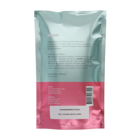 Teministeriet - Moomin Green Tea Chokeberry - Herbata sypana 100g - Opakowanie uzupełniające