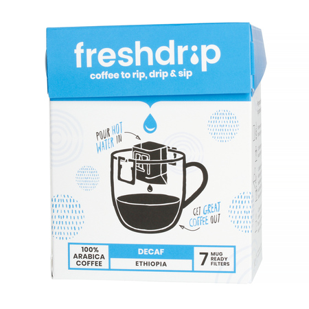 Freshdrip - Blue Ethiopia Decaf - 7 saszetek