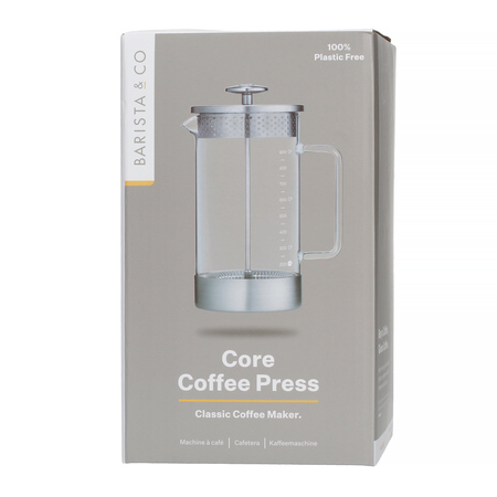 Barista & Co - 8 Cup Core Steel - Coffee Press