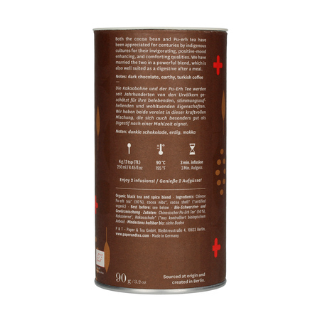 Paper & Tea - Chocolate Cure No. 725 - Herbata sypana - Puszka 90g