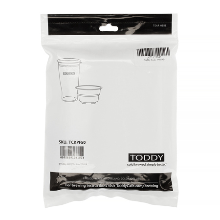 Toddy - Cold Brew Cupping Kit Paper Filters - 50 Filtrów
