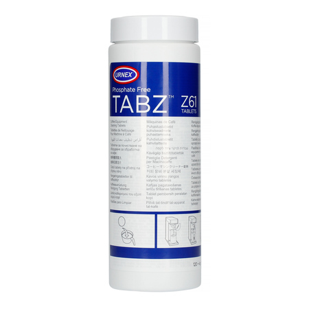 Urnex Tabz Z61 - Tabletki do ekspresów przelewowych - 120 sztuk