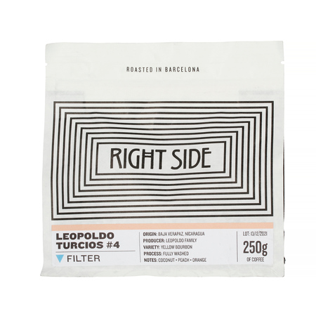 Right Side Coffee - Nicaragua Leopoldo Turcios Filter