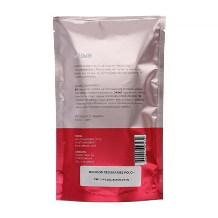 Teministeriet - Moomin Rooibos Red Berries - Herbata sypana 100g - Opakowanie uzupełniające