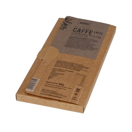 Manufaktura Czekolady - Czekolada 44% z ziarnami palonej kawy - Caffe Latte