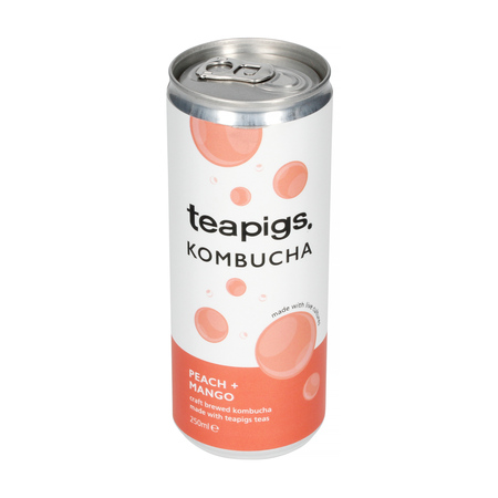 Teapigs Peach and Mango Kombucha - Brzoskwinia i mango - Napój 250ml
